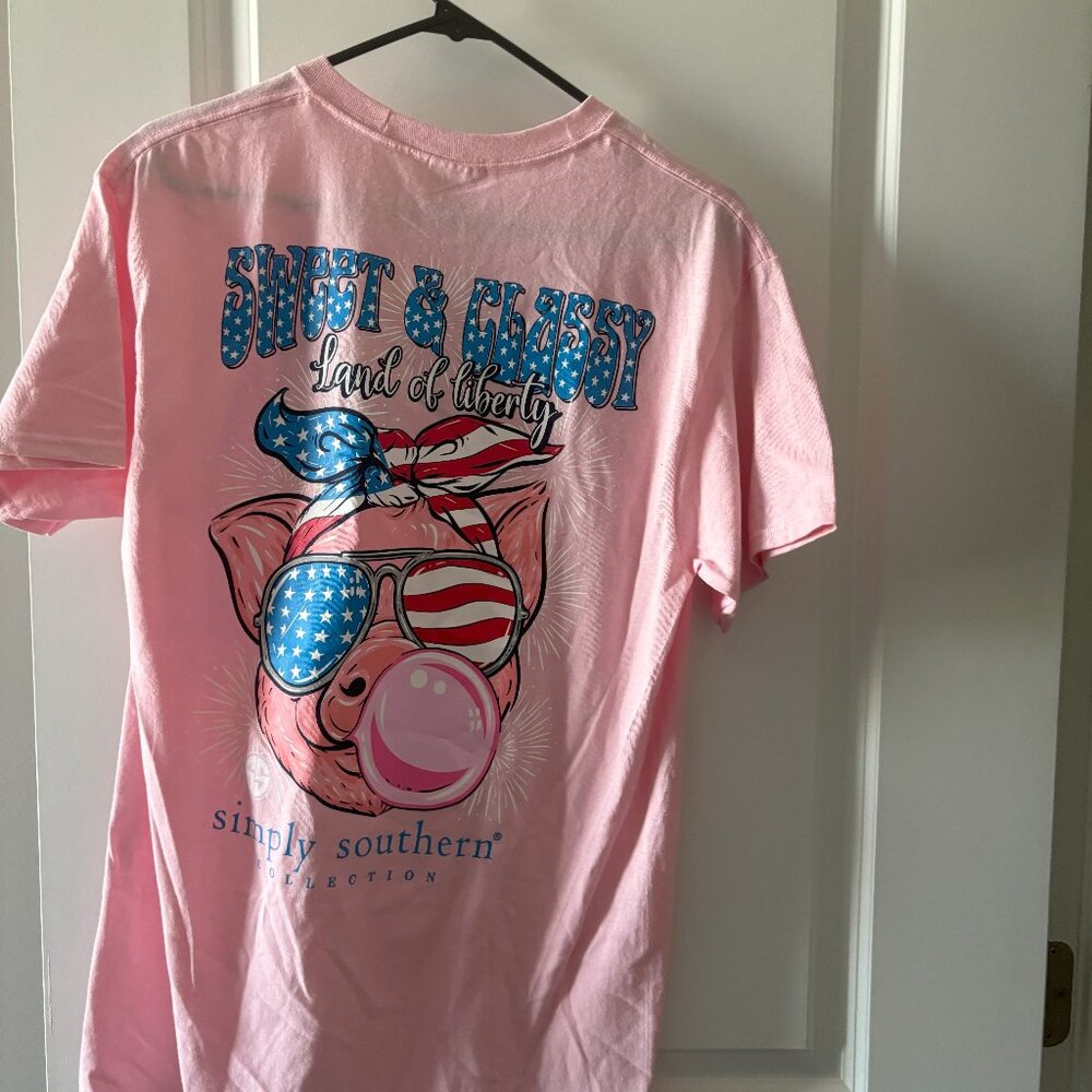 Simply Southern Sweet & Classy Land of Liberty T-Shirt